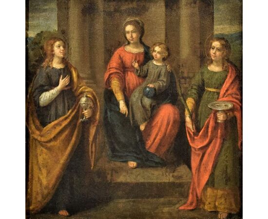 Vergine col Bambino, Maddalena e S.Lucia