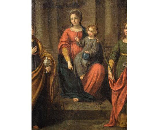 Vergine col Bambino, Maddalena e S.Lucia