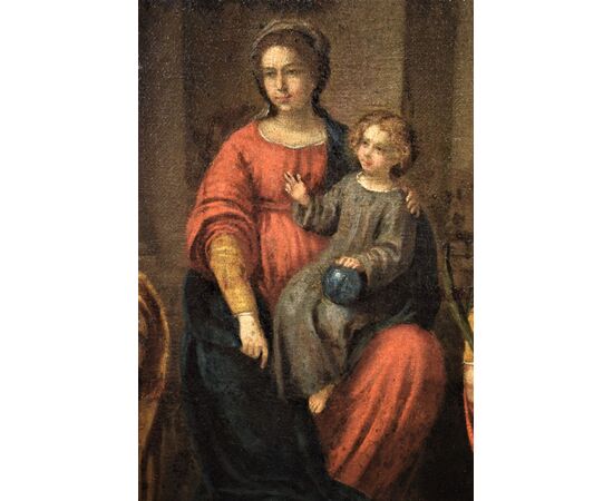 Vergine col Bambino, Maddalena e S.Lucia