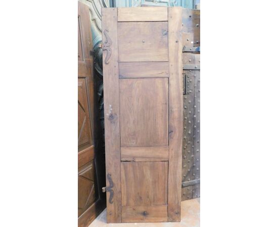  PTS865 - N. 2 porte in legno di noce, misure cm L 71 x H 201 