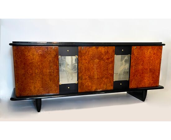 Credenza Decò 1930 palissandro e olmo