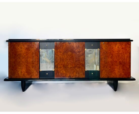 Credenza Decò 1930 palissandro e olmo