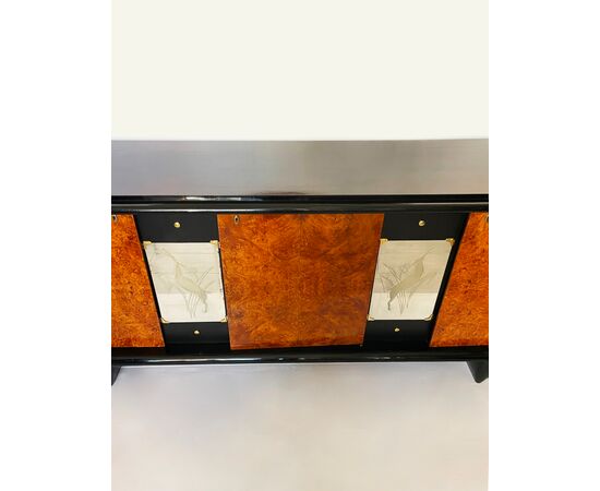 Credenza Decò 1930 palissandro e olmo