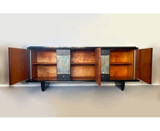 Credenza Decò 1930 palissandro e olmo