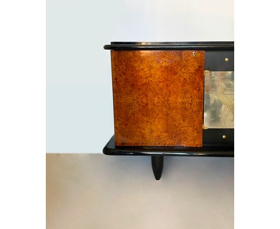 Credenza Decò 1930 palissandro e olmo