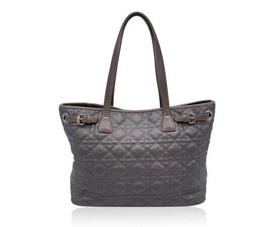 CHRISTIAN DIOR Borsa Shopper in Tela Col. Grigio Panarea M