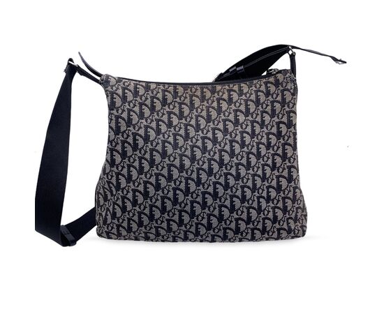 CHRISTIAN DIOR Borsa a Tracolla in Tela Col. Nero n.a. M