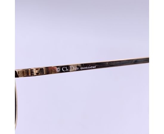 CHRISTIAN DIOR Occhiali da Sole Vintage in Metallolo Col. Oro 2443