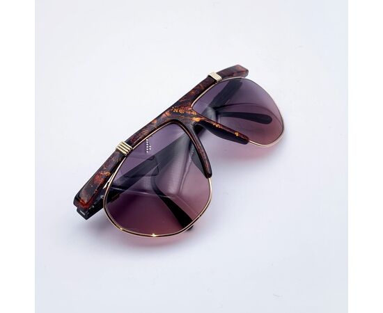 CHRISTIAN DIOR Occhiali da Sole Vintage in Metallolo Col. Marrone CD 2555