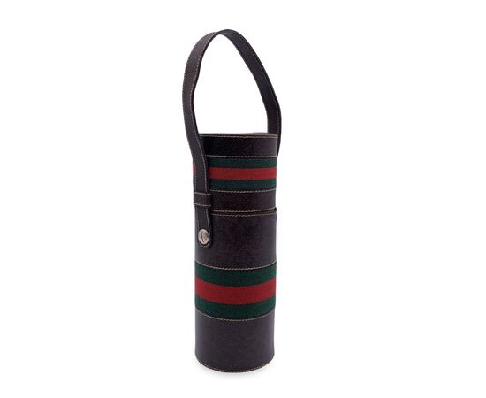 GUCCI Accessorio Home Decor Vintage in Pelle Col. Marrone - M