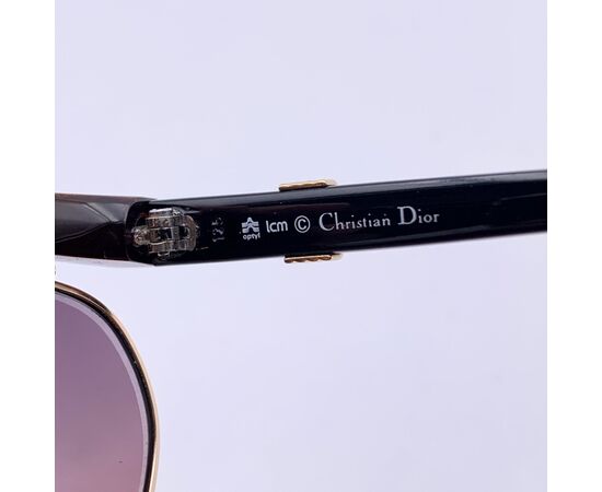 CHRISTIAN DIOR Occhiali da Sole Vintage in Metallolo Col. Marrone CD 2555