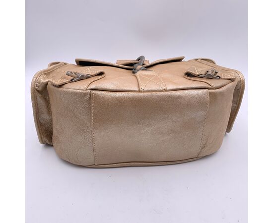 CHRISTIAN DIOR Borsa a Tracolla in Pelle Col. Beige Rebelle M