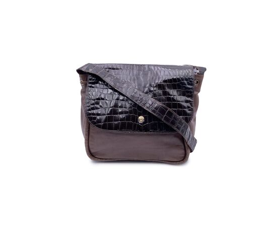 FENDI Borsa a Tracolla Vintage in Pelle Col. Marrone M