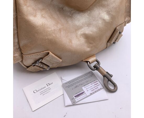 CHRISTIAN DIOR Borsa a Tracolla in Pelle Col. Beige Rebelle M