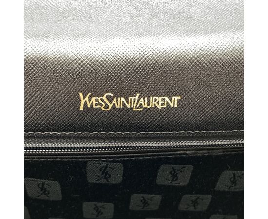 YVES SAINT LAURENT Pochette Vintage in Pelle Col. Nero n.a. S