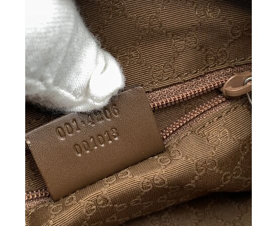 GUCCI Borsa Hobo in Tela Col. Beige n.a. S