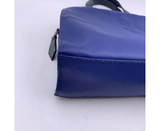 YVES SAINT LAURENT Borsa a Mano Vintage in Tela Col. Blu S