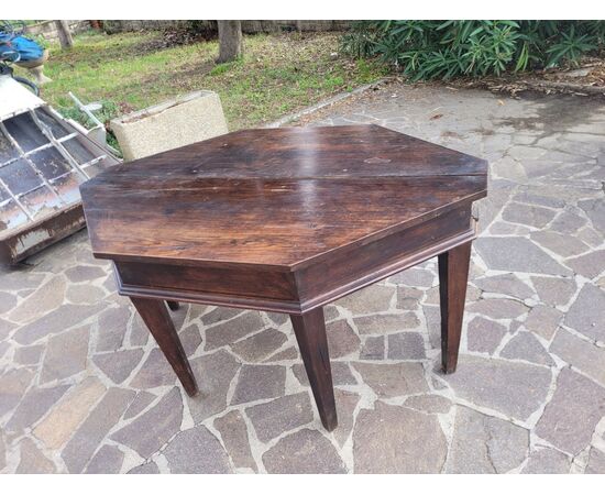 Coppia consolles stile Luigi XVI Umbria '700 legno noce