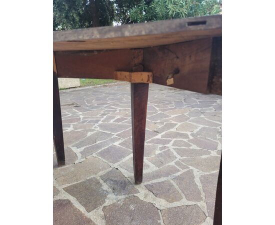 Coppia consolles stile Luigi XVI Umbria '700 legno noce