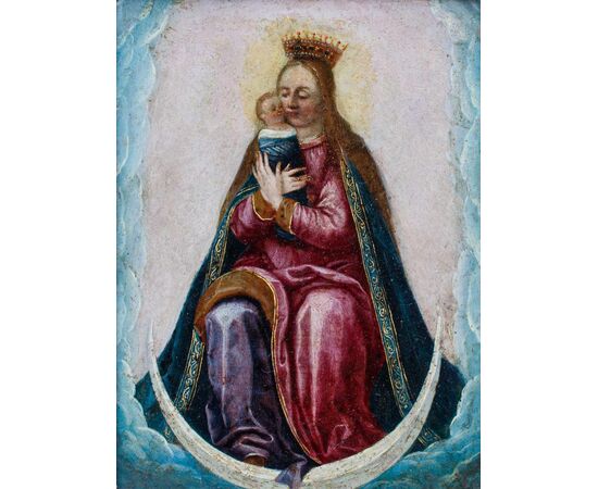  XVII secolo, Madonna con bambino in fasce 