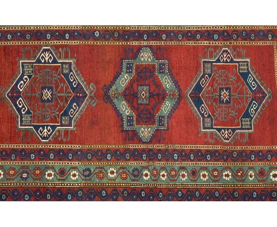 Antique Caucasian rug KAZAK     