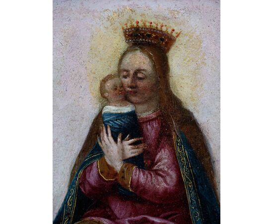  XVII secolo, Madonna con bambino in fasce 