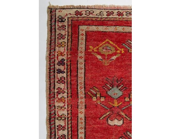 Pair of Antique Kirshehir Prayer Bedside Carpets     