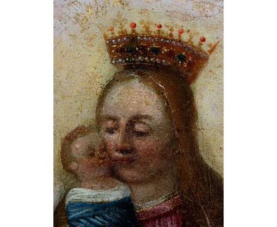  XVII secolo, Madonna con bambino in fasce 