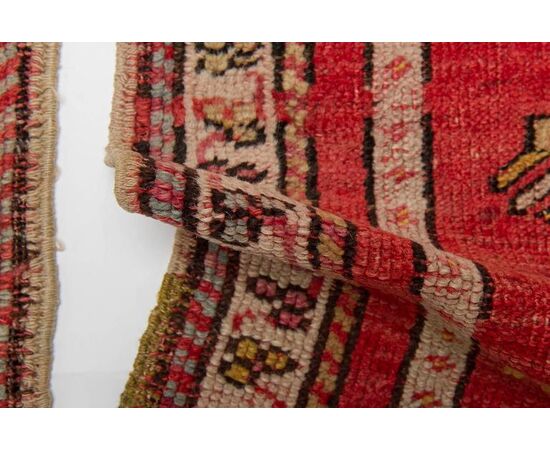 Pair of Antique Kirshehir Prayer Bedside Carpets     