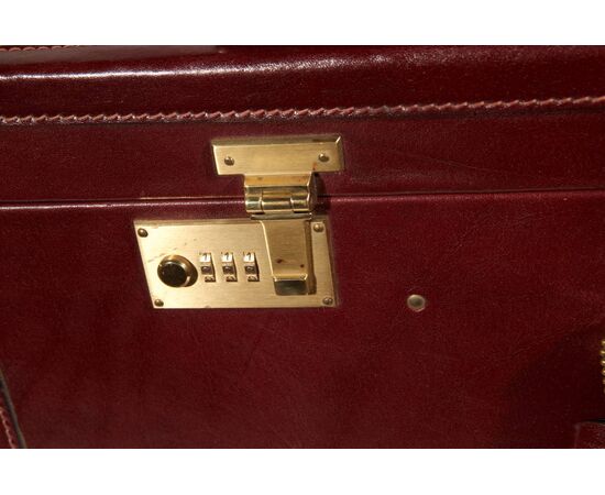 Suitcase and Beauty Case with Kilim, Vuitton Model     