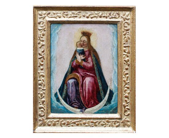  XVII secolo, Madonna con bambino in fasce 