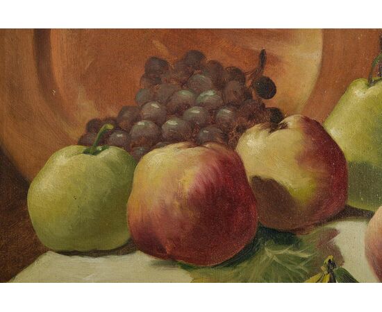 Still Life with Fruits and Copper Plate     