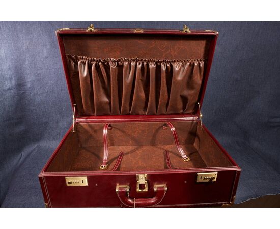 Suitcase and Beauty Case with Kilim, Vuitton Model     