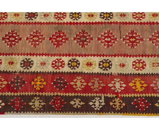 Antica passatoia  turca kilim Keissary - n.1032