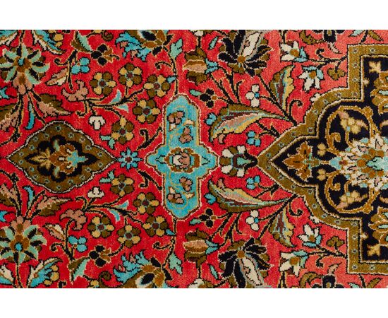 Persian GHUM or KUM carpet in pure silk     