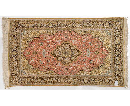 Persian GHUM or KUM carpet in pure silk     