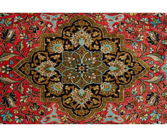 Persian GHUM or KUM carpet in pure silk     