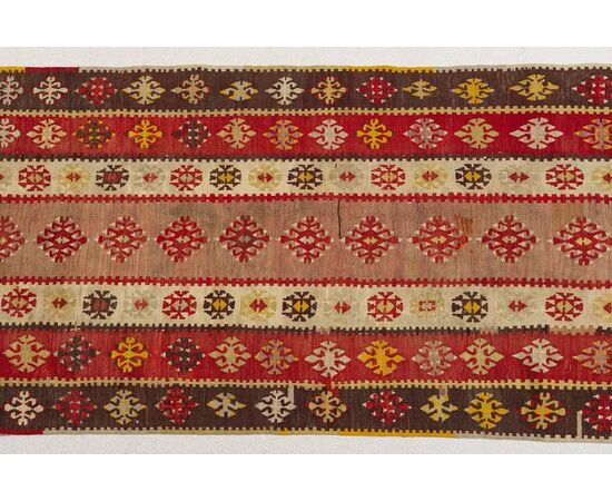 Antica passatoia  turca kilim Keissary - n.1032