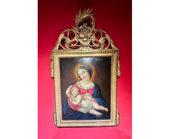 Flatz Johann Gebhard - Madonna con Bambino - 