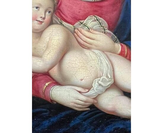 Flatz Johann Gebhard - Madonna con Bambino - 