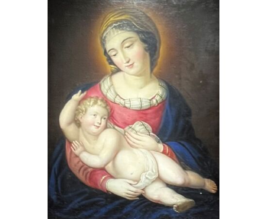 Flatz Johann Gebhard - Madonna con Bambino - 