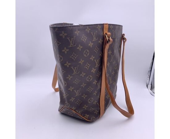 LOUIS VUITTON Borsa Shopper Vintage in Tela Col. Marrone Shopping Tote L