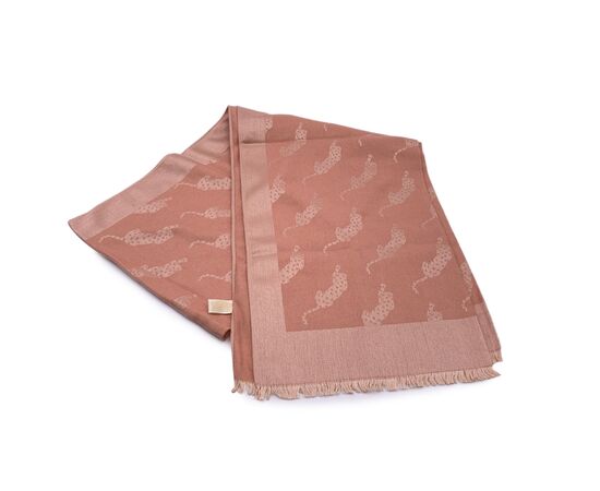 CARTIER Foulard Vintage in Cashmere Col. Rosa Scialle