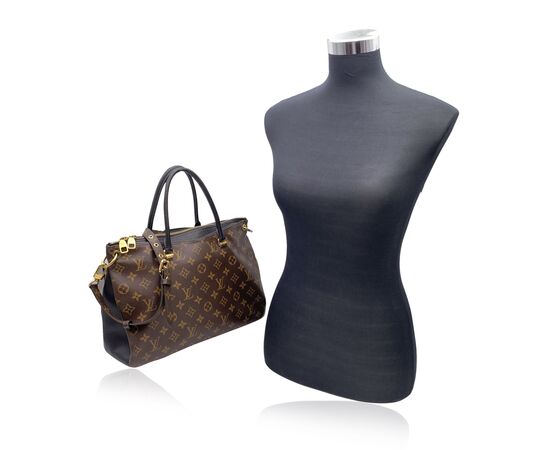 LOUIS VUITTON Borsa a Mano in Tela Col. Marrone Pallas M