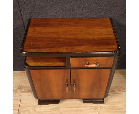 Pair of Italian Deco style bedside tables from the 20th century