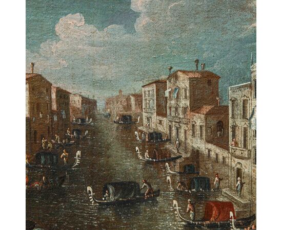 Gabriele Bella, Veduta di un canale veneziano