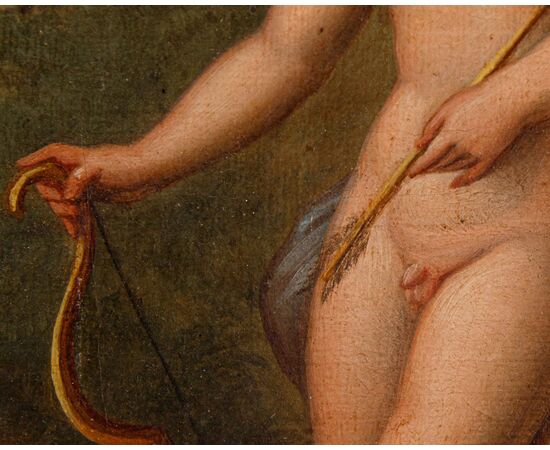 Pittore neoclassico, Venere ferita da Cupido