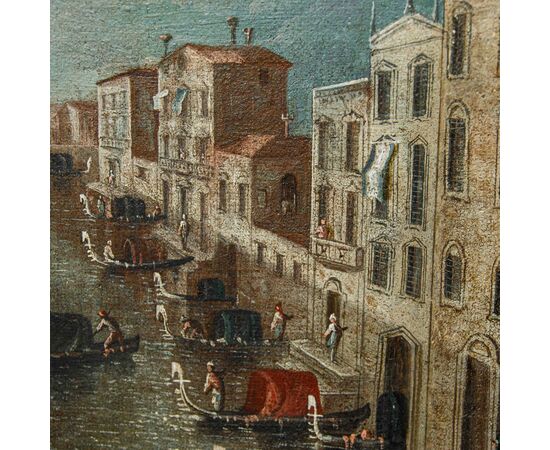 Gabriele Bella, Veduta di un canale veneziano