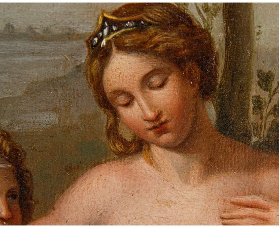 Pittore neoclassico, Venere ferita da Cupido