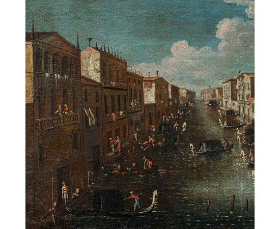 Gabriele Bella, Veduta di un canale veneziano